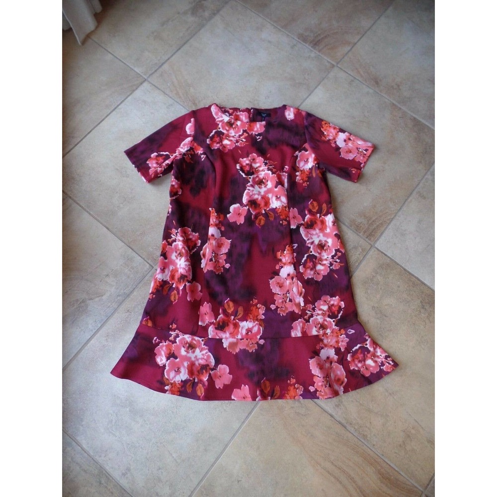 Joanna Hope Floral Short sleeve Trumpet Hem Dress